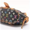 Image 3 : Louis Vuitton Black Multicolor Monogram Canvas Leather Theda GM Hobo Bag