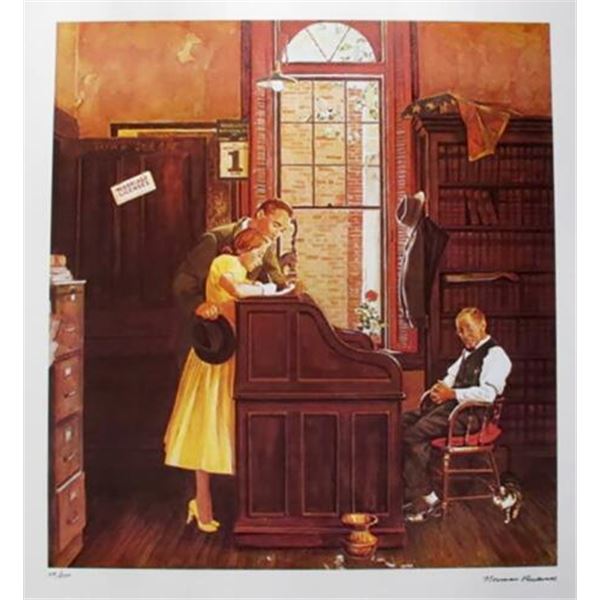 Norman Rockwell  Marriage Contract 