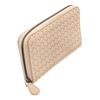 Image 2 : Bottega Venetta Cream Leather Zip Around Wallet