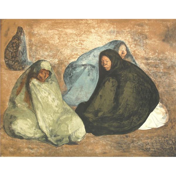 Group de Mujeres Sentadas I (Group of Seated Women I) by Francisco Zuniga 32/92