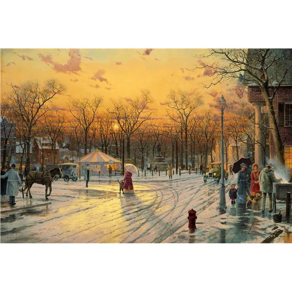 Town Square by Thomas Kinkade