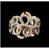 Image 2 : 14KT Rose Gold 0.62 ctw Diamond Ring