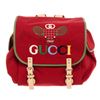 Image 1 : Gucci Red GG Embroidered Canvas Children's Tennis Backpack