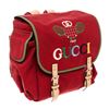 Image 2 : Gucci Red GG Embroidered Canvas Children's Tennis Backpack