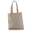 Image 2 : Fendi Logo Shopper Tote Printed Leather Neutral