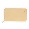 Image 1 : Chanel Ivory Leather Camellia Zip Around Long Wallet