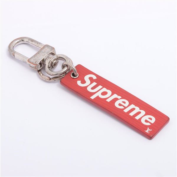 Louis Vuitton X Supreme Red Epi Leather Downtown Tab Key Holder