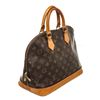 Image 2 : Louis Vuitton Brown Alma MM Satchel Bag