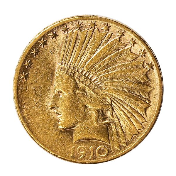 1910-S $10 Indian Head Gold Coin