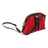 Image 2 : Gucci Red Suede Black Leather Ophidia Dome Shoulder Bag
