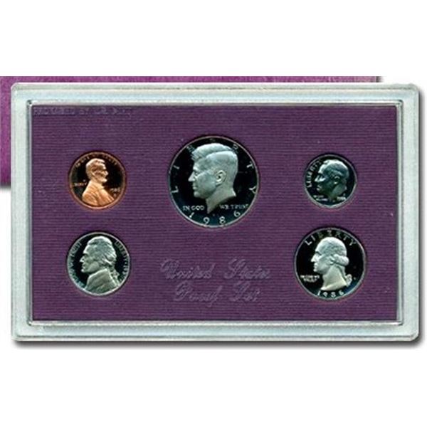 1986 Proof Coin Set