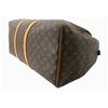 Image 3 : Louis Vuitton Brown Monogram Canvas Leather Keepall 55 cm Duffle Bag Luggage