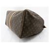 Image 4 : Louis Vuitton Brown Monogram Canvas Leather Keepall 55 cm Duffle Bag Luggage