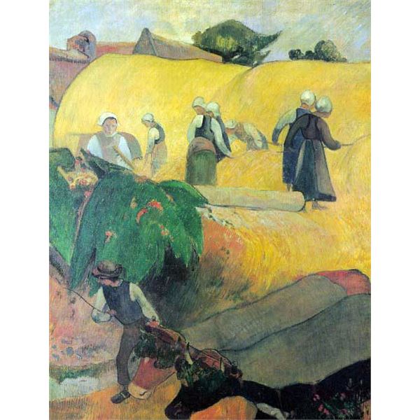 Paul Gauguin - Harvest In Brittany