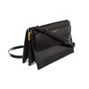 Image 2 : Saint Laurent Black Leather Catherine Crossbody Bag