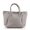 Image 3 : Balenciaga Sunday Tote Giant Studs Leather Small Gray