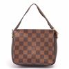 Image 1 : Louis Vuitton Damier Ebene Canvas Leather Make Up Toiletry Pouch