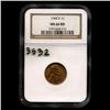 Image 1 : 1944D US Lincoln Cent Coin NGC MS66 Red (COI-3532)