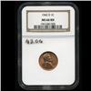 Image 2 : 1942D US Lincoln Cent Coin NGC MS66 Red (COI-4204)
