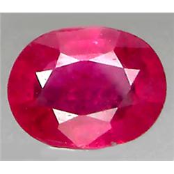 1.27ct RARE Top AAA Mozambique Pink Red Ruby VS Oval Cut  EST: $1000 - $3500 (GEM-7265)