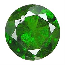 3.37ct VS Round Forest Green Chrome Diopside EST: $1000 - $3500 (GEM-9528)