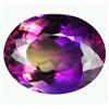 Image 1 : 39.85ct Oval Cut Natural Unheated Bi Color Ametrine FLAWLESS EST: $1000 - $3500 (GEM-9794)