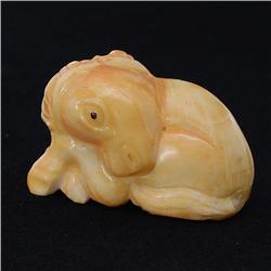 Rare Bone/Ivory Ram Netsuke (ANT-699)