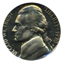 1970S Jefferson Nickel PROOF Graded PR69 DCAM (COI-4470)