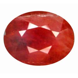 7.63ct  Oval Cut Red Orange Padparascha Sapphire (GEM-10047)