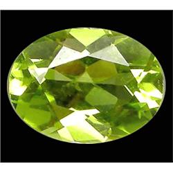 1.23ct  Oval Cut Top AAA Lemon Yellow Peridot VVS (GEM-10123)