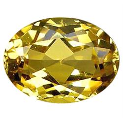 1.21ct  Top AAA Oval Yellow Beryl Tanzania VVS (GEM-10241)