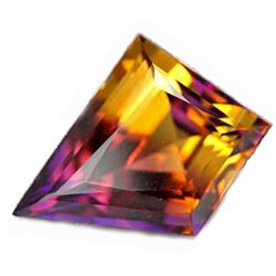 20.55ct Stunning Fancy Shape Golden & Purple Ametrine FLAWLESS (GEM-9877)