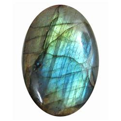 38t Huge Cabochon Labradorite Best Grade (GEM-9957)