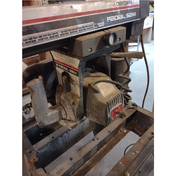 CRAFTSMAN FLOOR JOINTER, GOOD CONDITION, RUNS