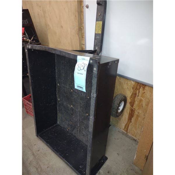 LIKE-NEW METAL LAWN DUMP TRAILER