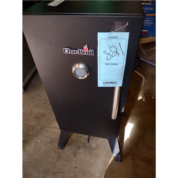 LIKE-NEW CHAR-BROIL ELECTRIC VERTICAL SMOKING UNIT, CORD MISSING