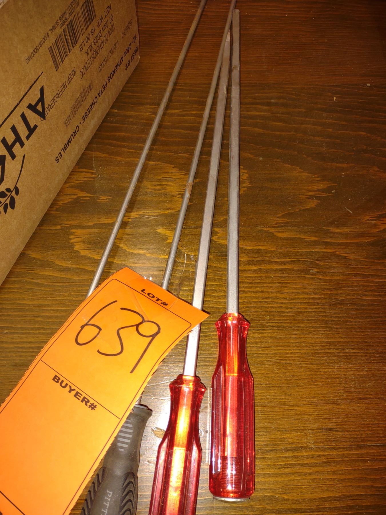 LOT OF 4 LONG SHAFT SCREWDRIVERS