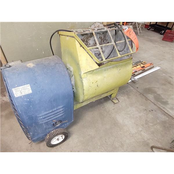 MULLER CEMENT MIXER #220, RUNS, IN GOOD CONDITION