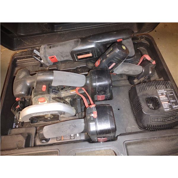 BUNDLE LOT: 2 CRAFTSMAN RECHARGABLE TOOL SETS