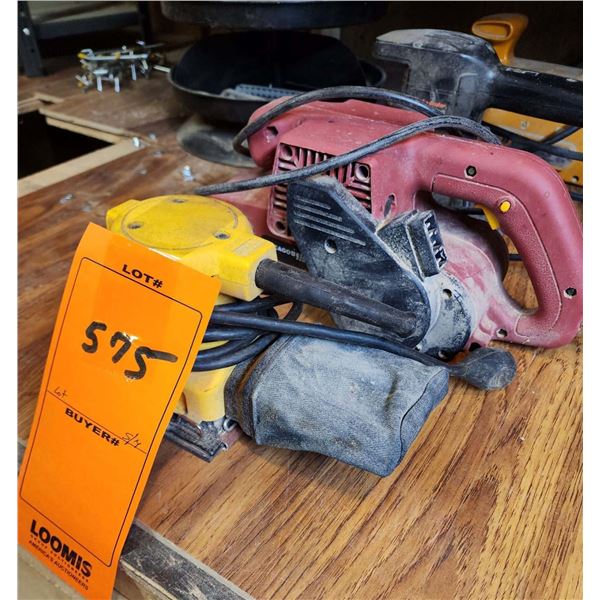 BUNDLE LOT: CHICAGO CUTOUT TOOL / 3 CORDED DRILLS  / 4 ELECTRIC SANDERS