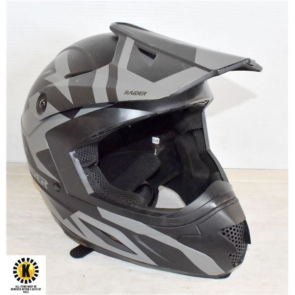 RAIDER MOTORCYCLE HELMET