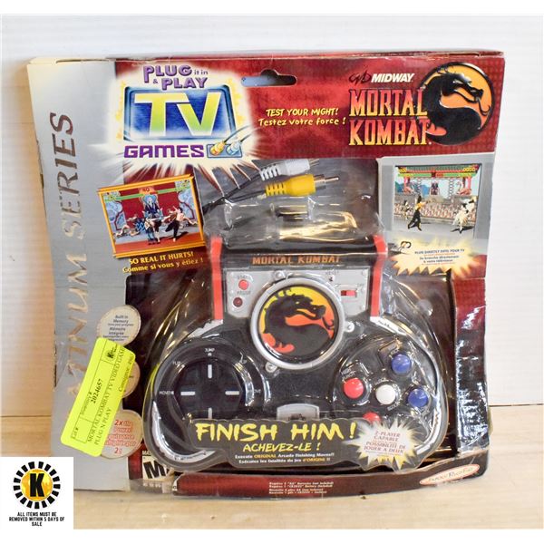 MORTAL KOMBAT TV VIDEO GAME PLUG N PLAY