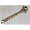 Image 1 : 15 INCH DROP WESTWARD  FORGED CRESCENT WRENCH