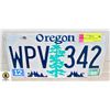 Image 1 : OREGON LICENSE PLATE #3