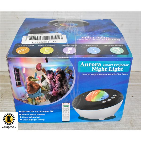 AURORA SMART PROJECTOR / NIGHT LIGHT W/ REMOTE