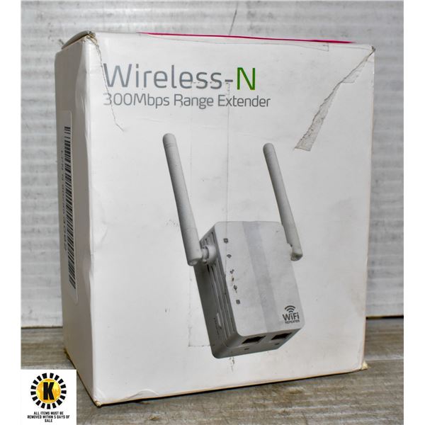 WIRELESS - N 300MBPS  RANGE EXTENDER