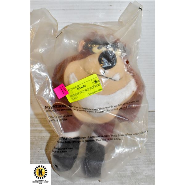 MCDONALDS VINTAGE TAZ NEW IN PACKAGE