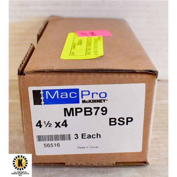 MAC PRO COMMERCIAL HINGES 4.5X        COUNT PER