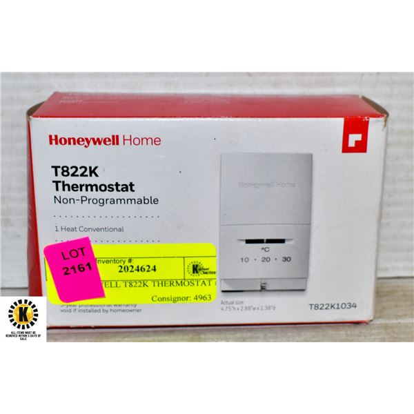 HONEYWELL T822K THERMOSTAT #1