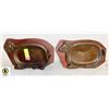Image 1 : PAIR OF CAST IRON COWS WITH SERVING TRAYS